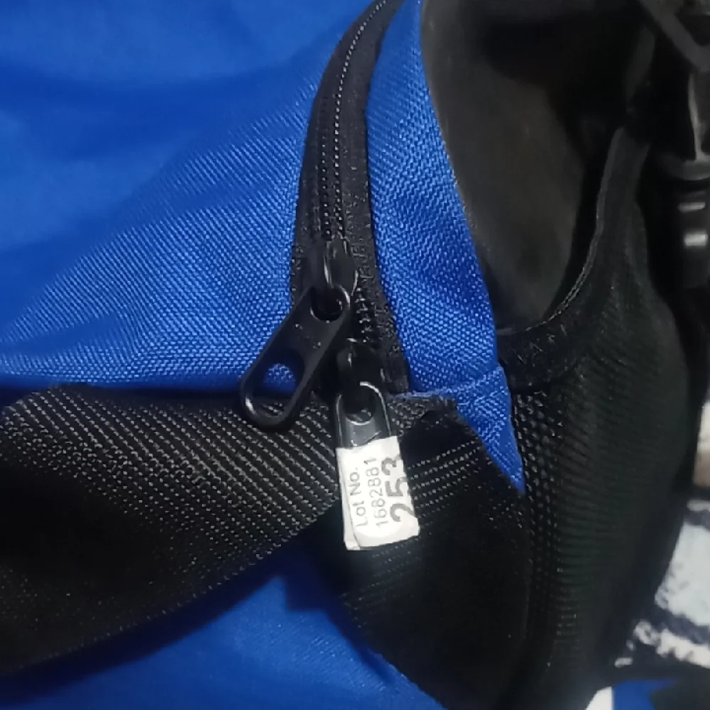 Nike Blue and Black Duffel Bag